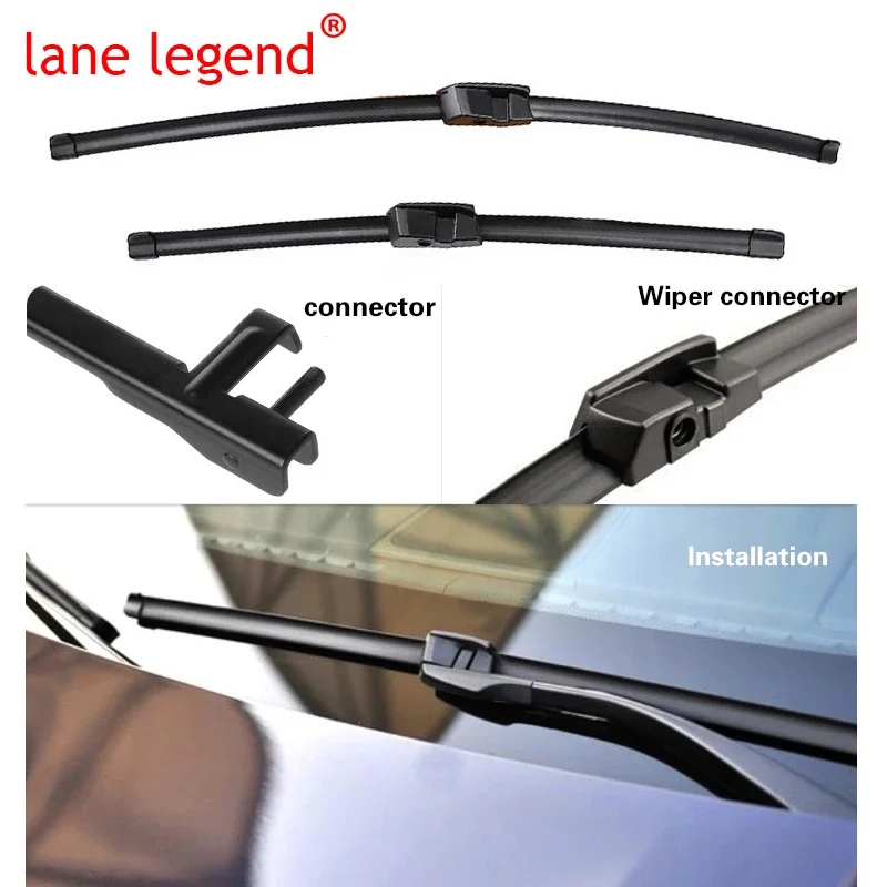 Wiper Front Wiper Blades For BMW 5 Series F07 F10 F11 2011 2012 2013 2014 2015 2016 Windshield Windscreen Front Window 26