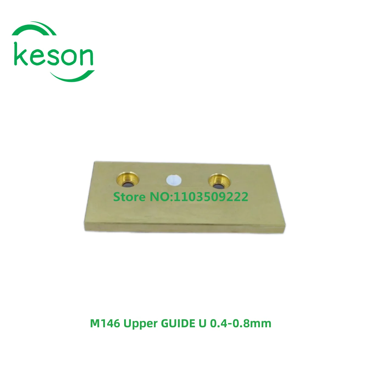 

X056C507G51 M146 Upper rail U-shaped brass Φ0.4 mm for Mitsubishi EDM DWC-FX-K models. Upper diamond auxiliary guide plate