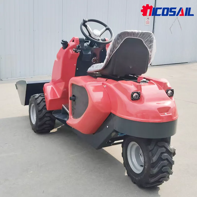 آلة الزراعة رخيصة الثمن 3 عجلة جرافة انزلاقية صغيرة شحن مجاني جرافة انزلاقية صغيرة مع مرفق #3