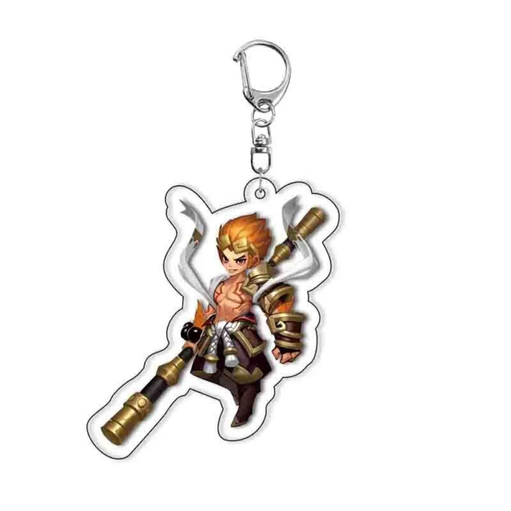 Game Black Myth: Wukong Acrylic Keychain Backpack Hanging Pendant Cartoon Keyring Decorative Accessories Ornament Collection