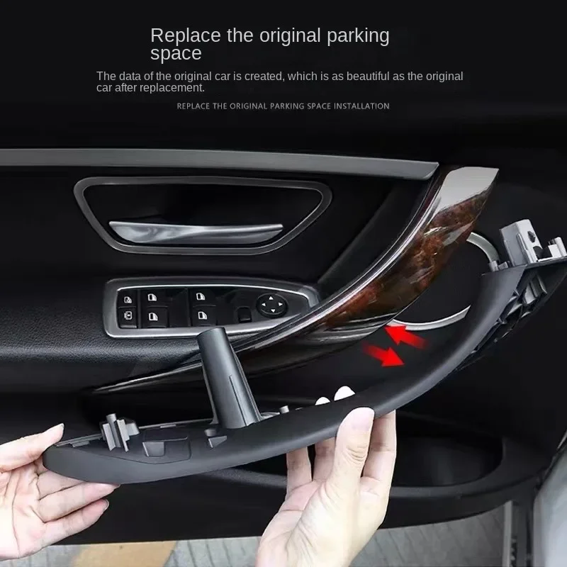 

High quality Inner Doors Handle Pull Trim Cover For BMW 3 series 2013-2018 F30 316d 318d 320d F31 320i 325d 51417279312