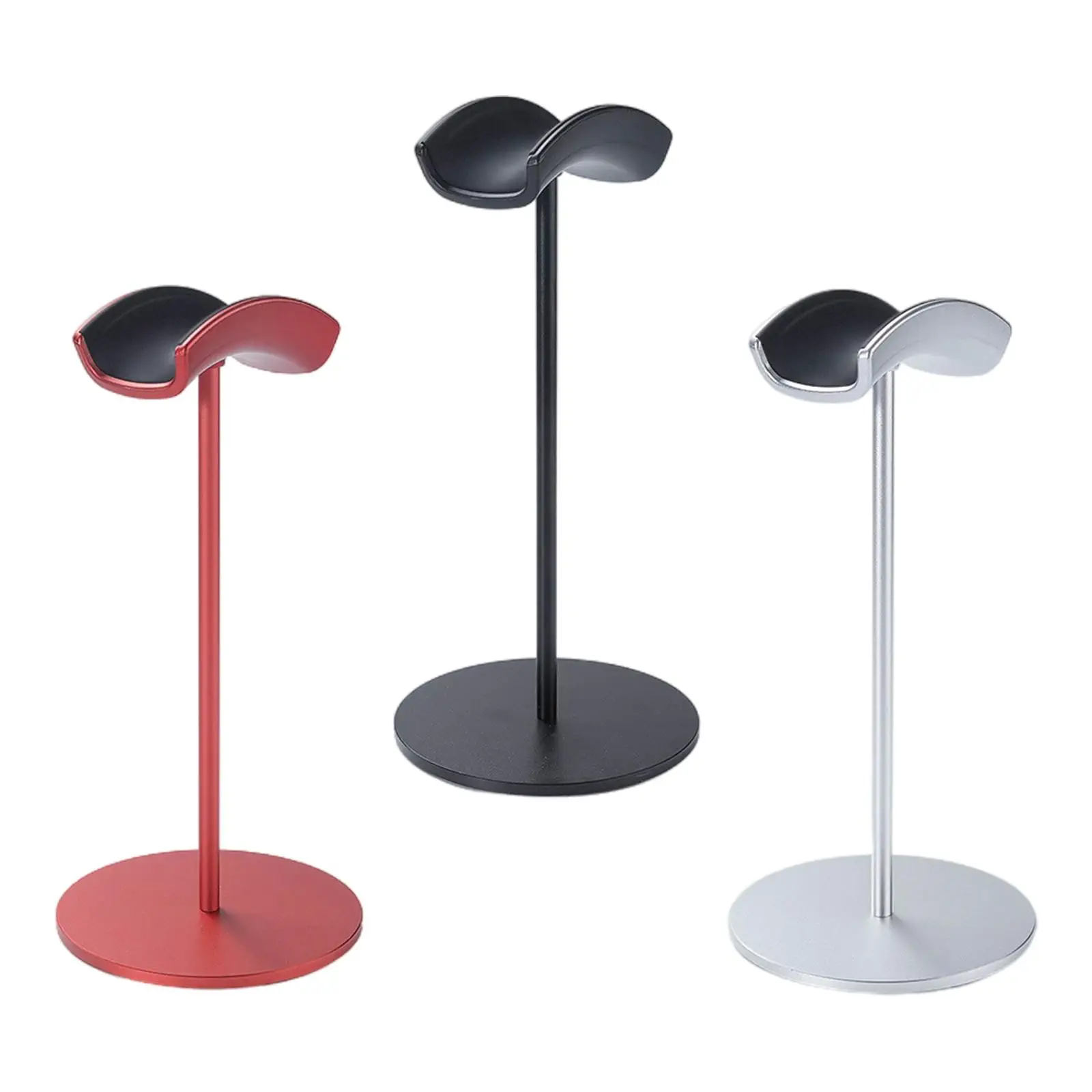 Headphone Stand Stable Aluminum Alloy Portable Headset Holder Display Bracket for Home Gaming Headsets Desktop Office Rack