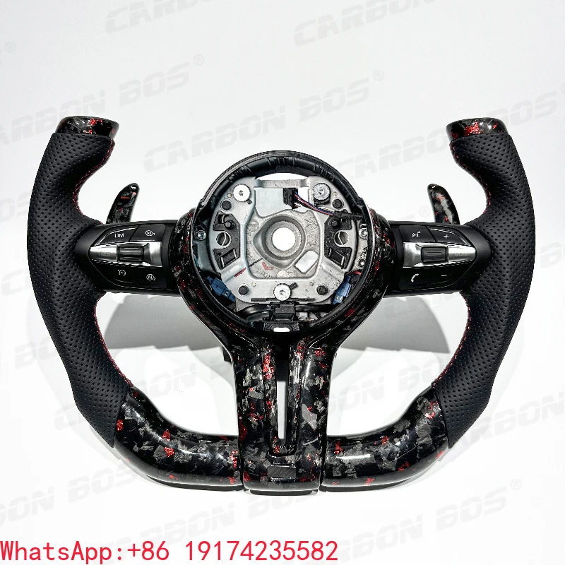 

ForFactory Direct F1 Led Display Carbon Fiber Steering Wheel for M2 M3 M4 M5 F10 F50 F30 F32 F80 F82 F90 E90 E92 E60 E63 G20