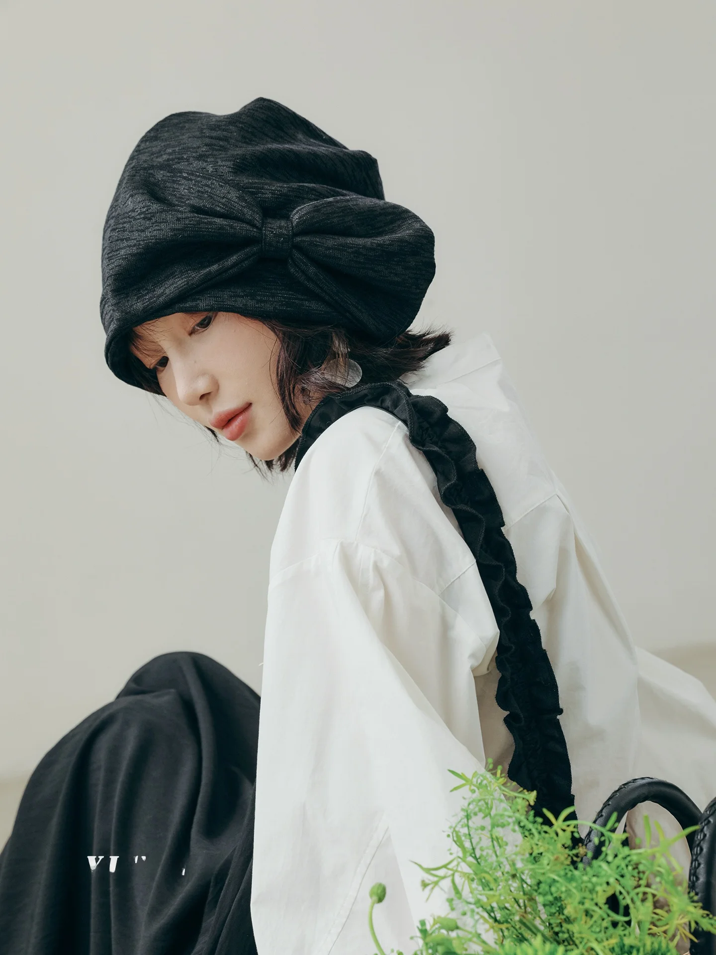 elegant-breathable-summer-hat-for-women-lightweight-foldable-no-brim-round-top-knot-design-thin-acrylic-cap-size-54