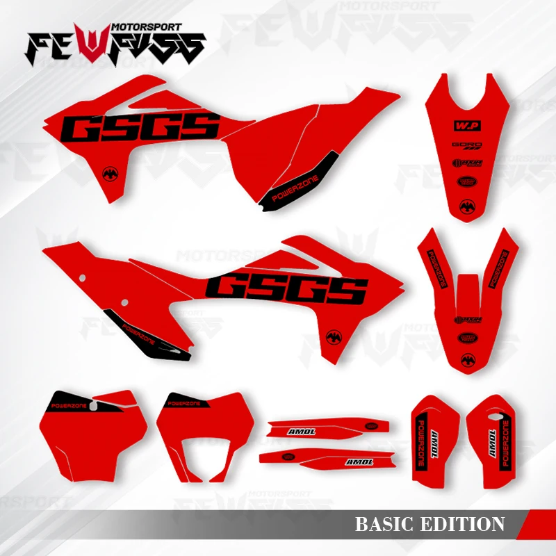 

Графические наклейки Fewfuss, наклейки на мотоцикл, фон на заказ для GASGAS MC EX EC 125 250 300 350 450 2021 2022 2023 003