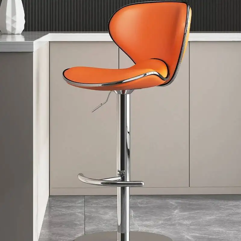 

Modern Rotating Bar Chair Adjustable Kitchen Restaurant Living Room Luxury Bar Chair Nordic Design Barkrukken Furniture SR50BC