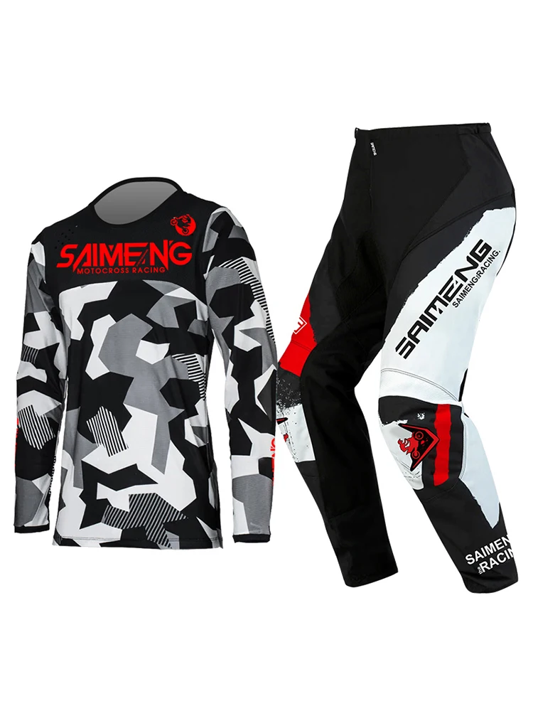 Motocross-Kind-Set, individuelle Nummer, Name, Rennanzug, Motorrad-Trikot und Hose, Kinderkleidung, großer Junge, Mädchen, Jugend, MX-Ausrüstungsset