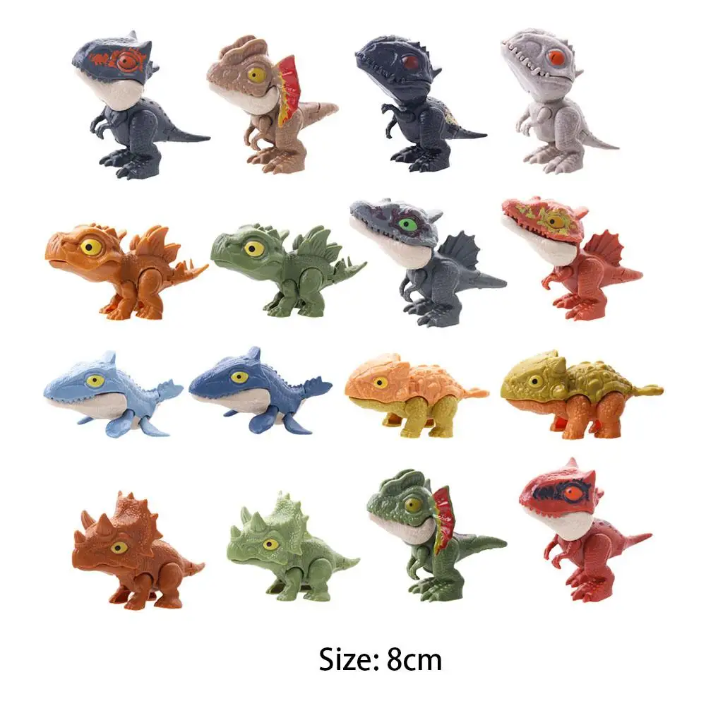 Family Games Dinosaur Game Movable Joints Children's  Simulation Dino  Model  Dinosaur  Finger Dinosaur