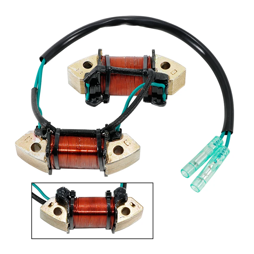 

Motorcycle Magneto Engine Generator Stator Coil Fits for Tohatsu 8hp MFS8A2 MFS8A3 9.8hp MFS9.8A2 8A3 OEM:3AA060230 /3AA-06023-0