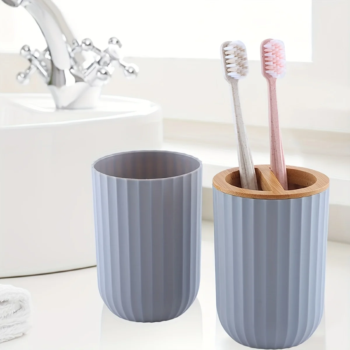 Bathroom Accessories Set Soap Dispenser Bottle Dish Washroom Toothbrush Holder Cup Suit Lotion Rack Toothbrush Holder Rack 1set