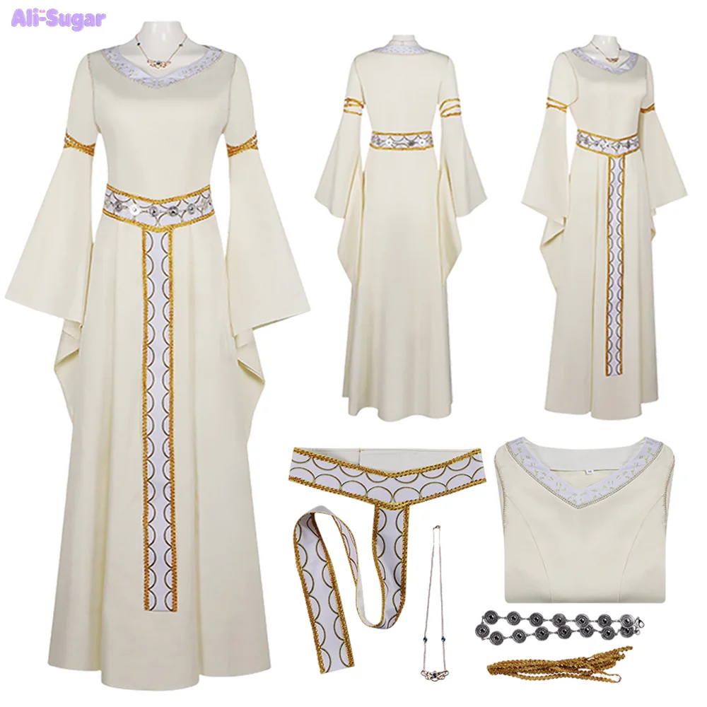 

Eowyn Косплей Костюм Фильм Лорд Ролевая Игра Кольца Взрослых Женщин Длинная Юбка Платье Фантазия Маскировка Наряд Хэллоуин Вечеринка