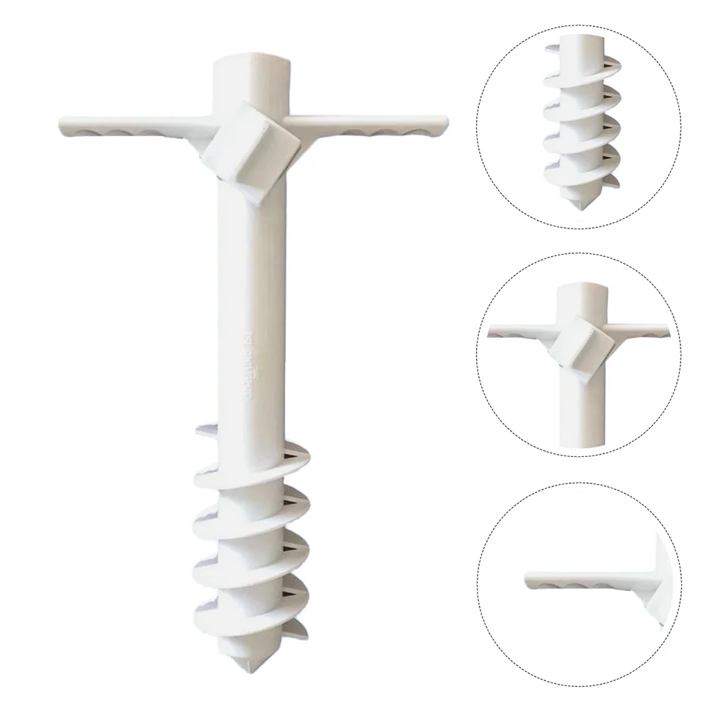 Base For Umbrellas Sand Beach Holder Stand Five Pin Sun Grabber Spiral Adjustable Screw Screws Base Fixing Accessory Duty