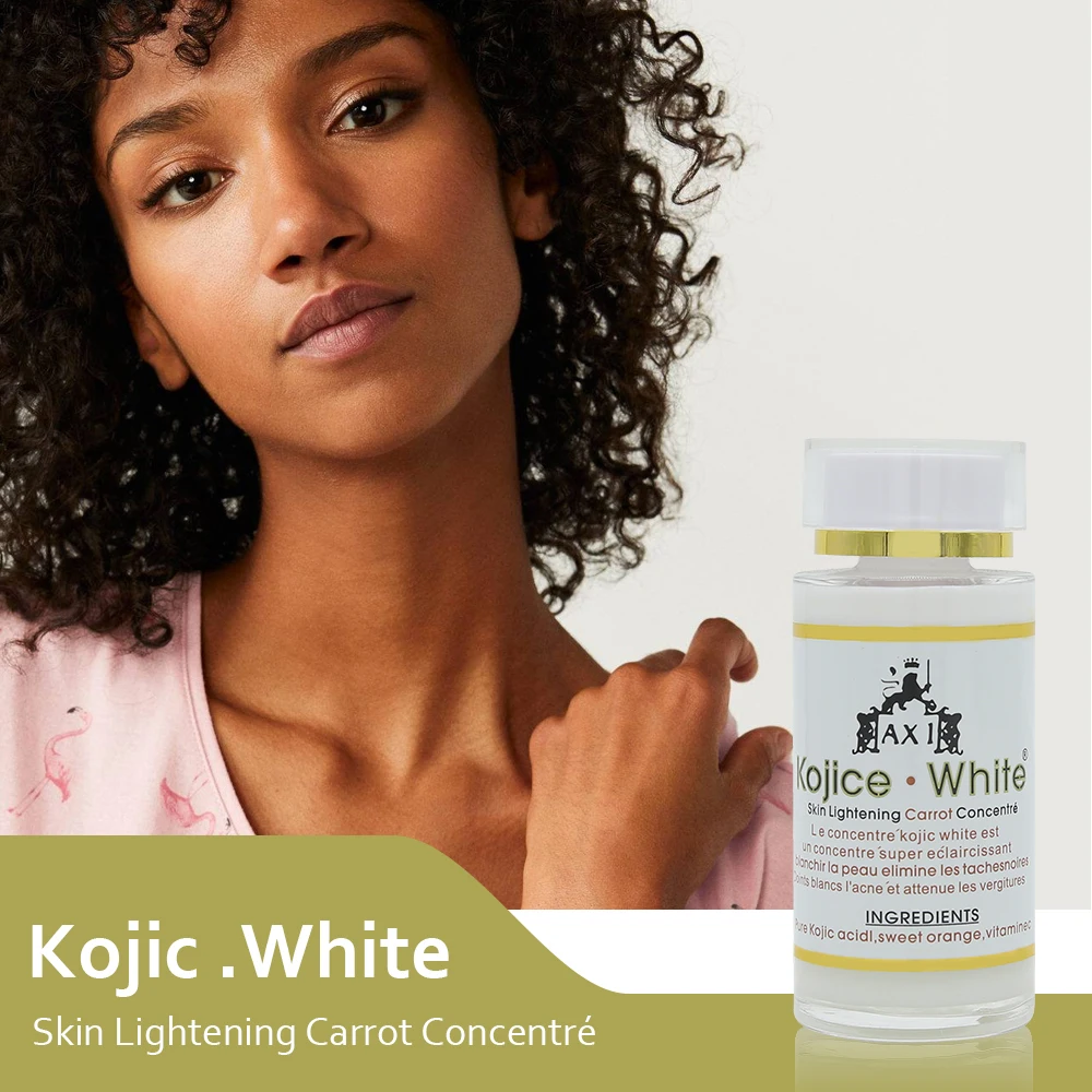 

Concentrated Skin Whitening Kojic Acid Serum Brightens Skin Eliminates Pimples & Acne Vitamin C Gluta White Serum 100ml