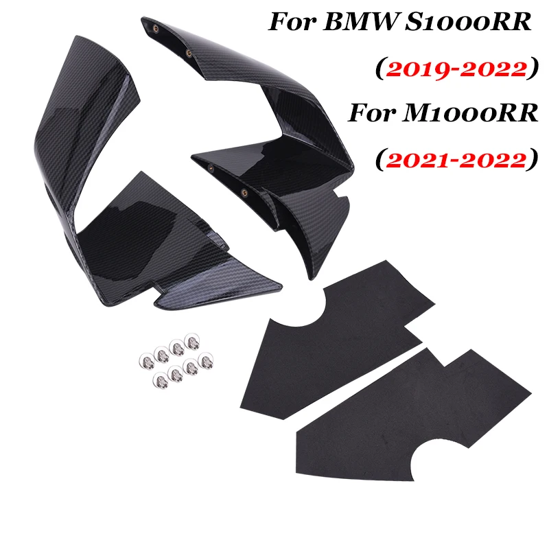 Slip On For BMW S1000RR 2019 2020 2021 2022 M100RR 2021- 2022 Winglet Aerodynamic Wing Deflector Spoiler Motorcycle Fairing Side
