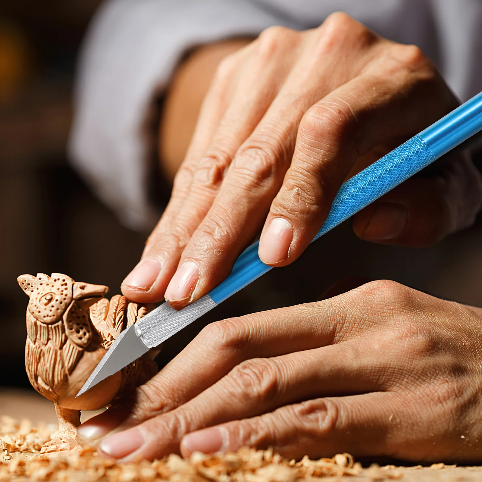 

4 set Craft Knives Set Aluminum Handle Anti-Slip Precision Cutting Tool For Scrapbooking Vinyl Paper Wood Fabric Art Models