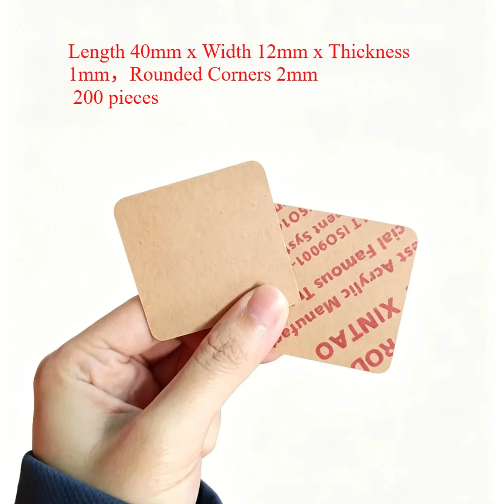 200Pcs Transparent Plexiglas Clear Plastic Acrylic Sheet Customized