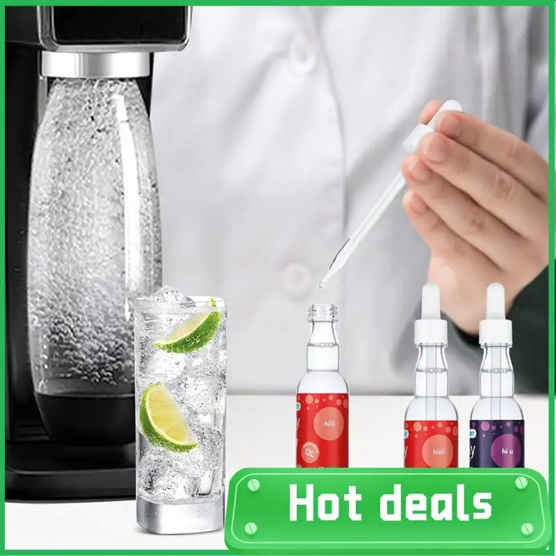 

A74X-12 Pack Glass Dropper Sodastream Flavor Drops Soda Stream Accessories Compatible For Sodastream Flavors Bubly Drops