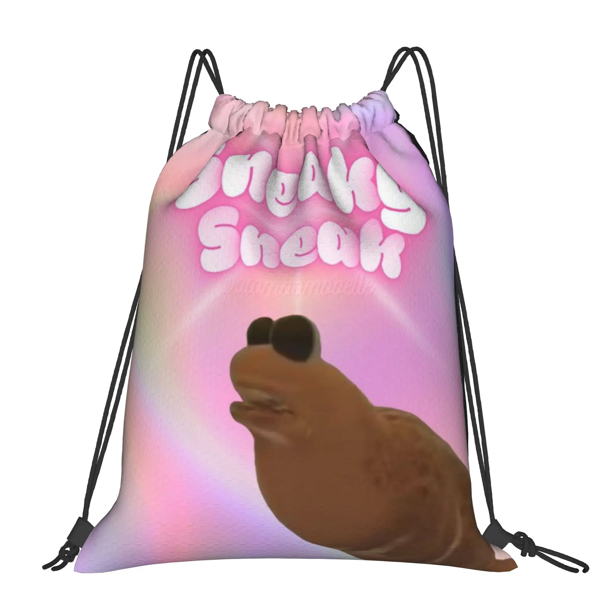 Marcus The Worm 3 Marcus The Worm Portable Travel Drawstring Backpack Riding Backpack Gym Clothes Drawstring Bags