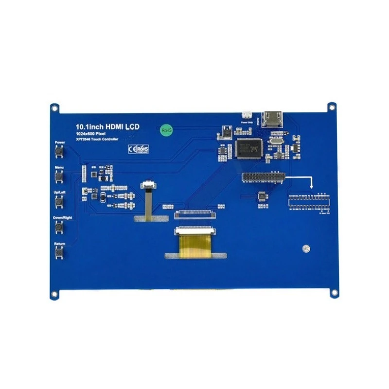 10.1Inch HDMI LCD resistive touch screen IPS screen 1024 × 600 high compatibility SPI