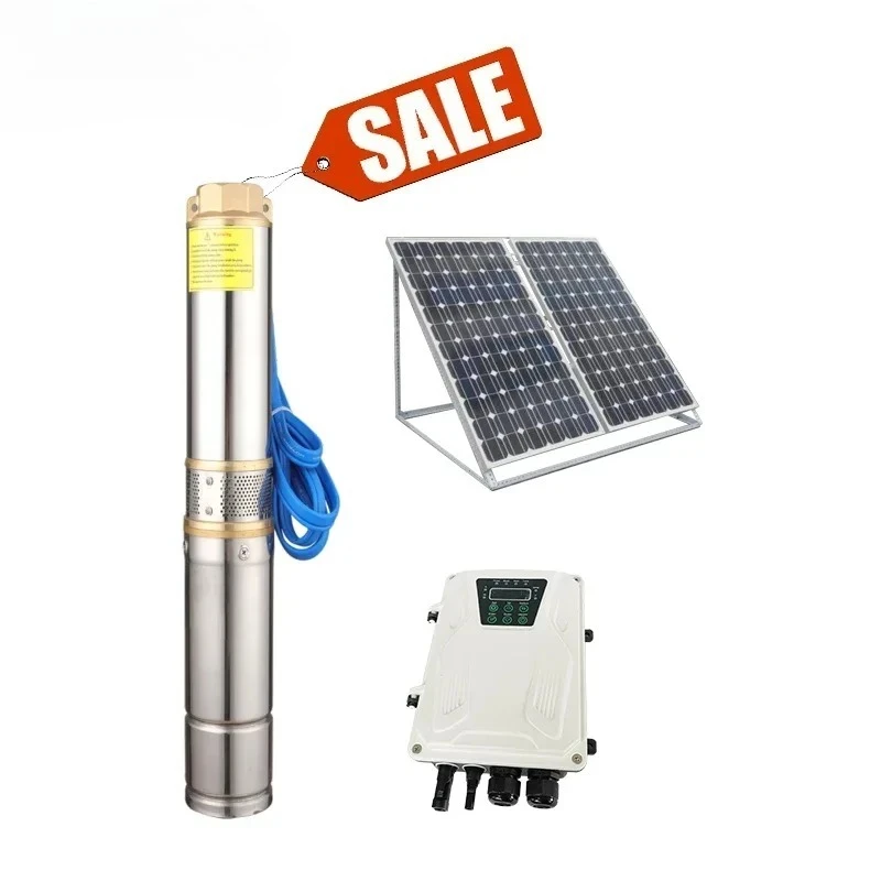 2025/DC 48V submersible solar powered water pumps centrifugal solar borehole pump