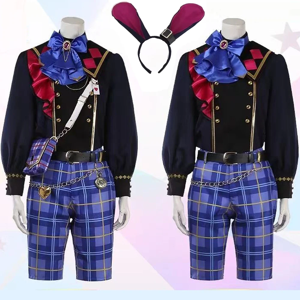 Ensemble Stars Black Rabbit Uniform Nito Nazuna Tenma Mitsuru Mashiro Tomoya Shino Hajime Anime Coplays Show Clothing Halloween