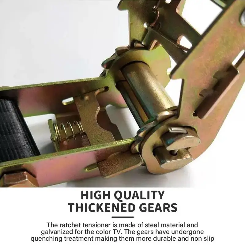 Outdoor Binding Straps With Ratchet Tensioner Self-locking Binding Fixed Brake Rope Bundle Multi-purpose