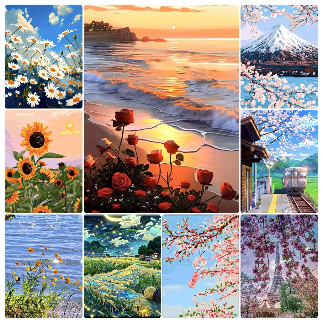 

Jigsaw Puzzles Flowers Scenery Adults Puzzle Games Family Fun Puzzles Educational Toys reative Gifts for Teenagers and Adults