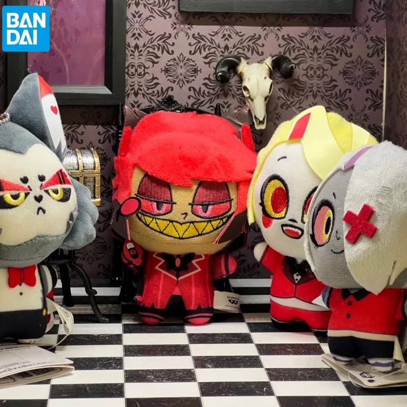 11 cm Hazbin Hotel Alastor Vaggie Charlie Morningstar Anime Peripheriegeräte Kurze Plüsch Puppe Anhänger Kissen Kind Spielzeug Geschenk