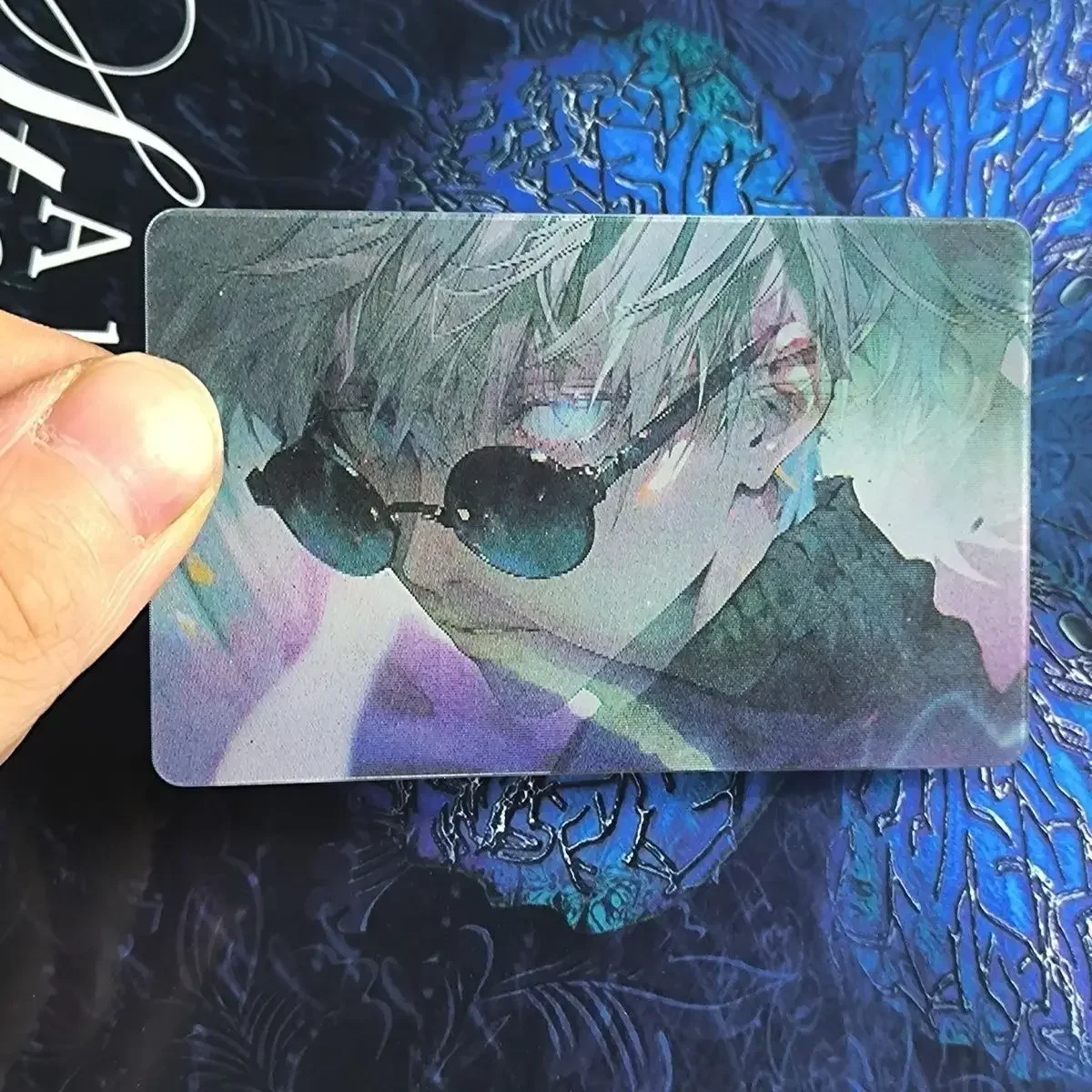 Jujutsu Kaisen Satoru Gojo Grating card with 6 variable patterns Double sided Anime Collection cards Unique greeting card Gifts