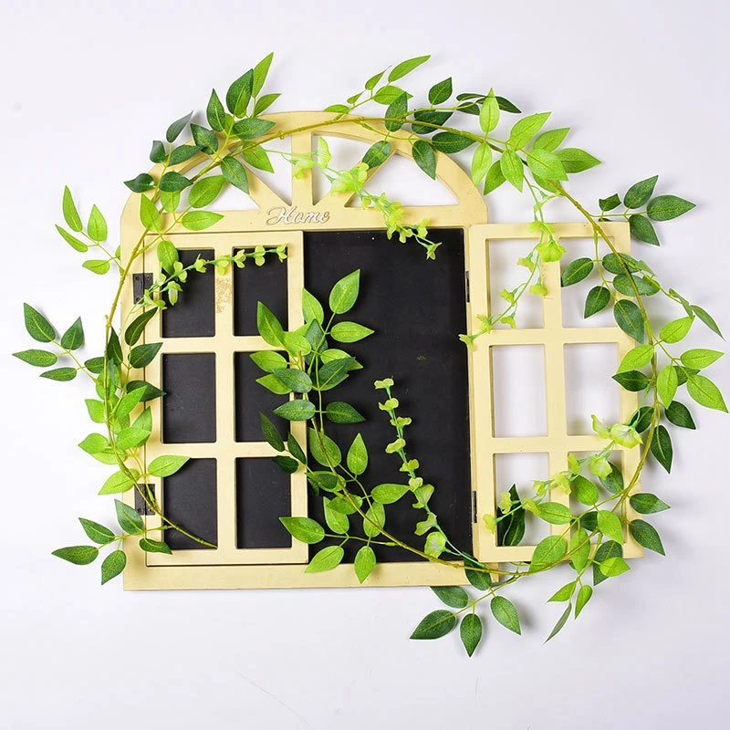 Künstliche Efeu-Pflanze Blumengirlande Raumdekoration Tisch Garten Festival Deko Hochzeitskranz Bogen Wand Innen- und Außenbereich Hof Geschenk – Detail 11