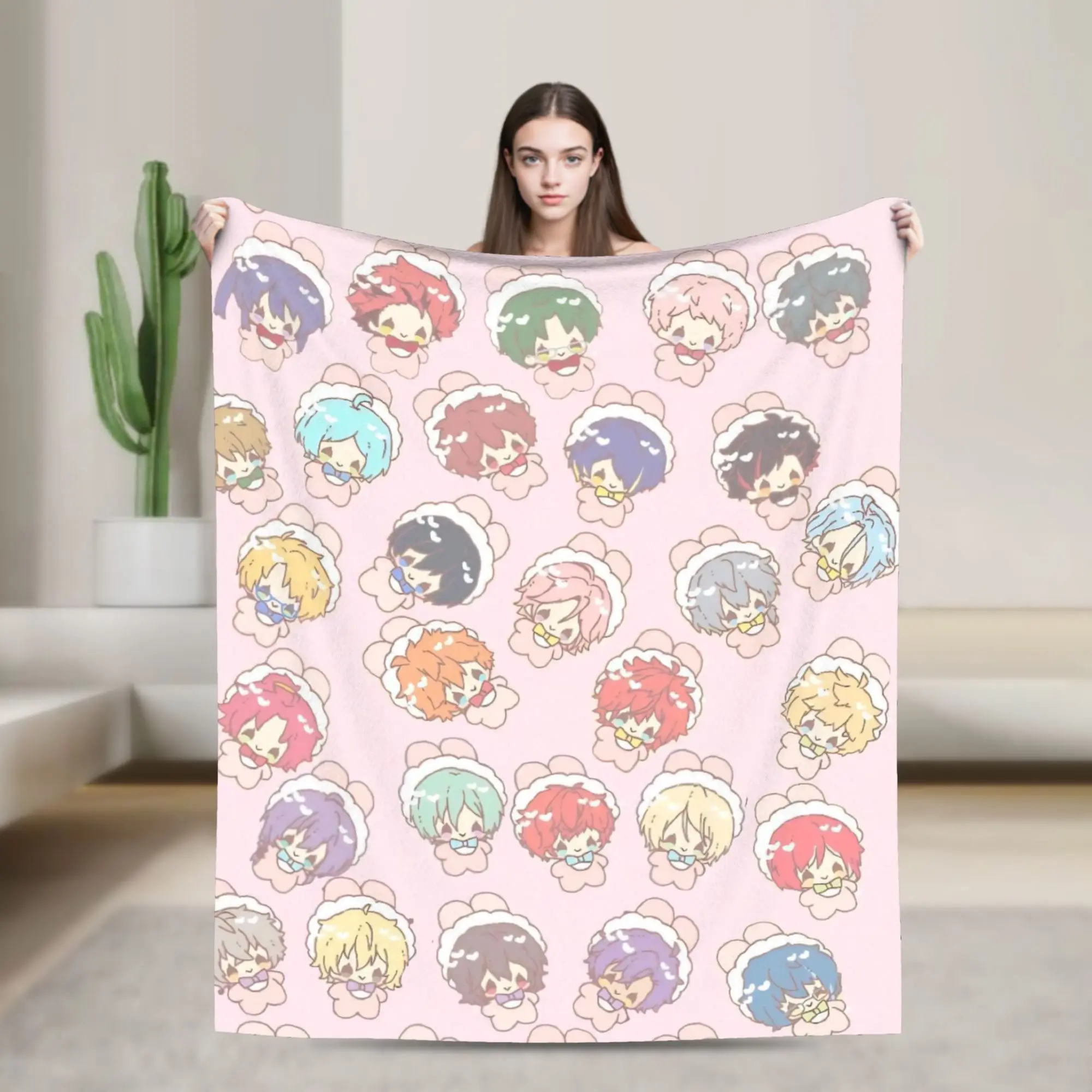 E-Ensemble-Stars Blanket Multi-size Soft and Lightweight  Throw Blankets for Sofa Couch and Bed
