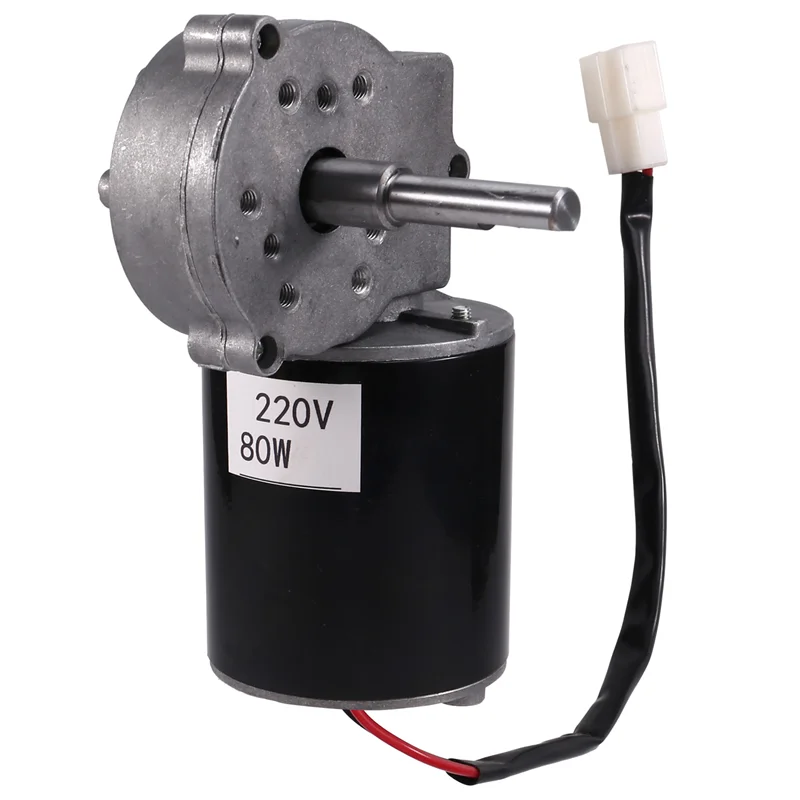 New Gear Motor 80W DC Electric Reductor Motor Reduction Variable Speed 220RPM 70Kg Load Motor