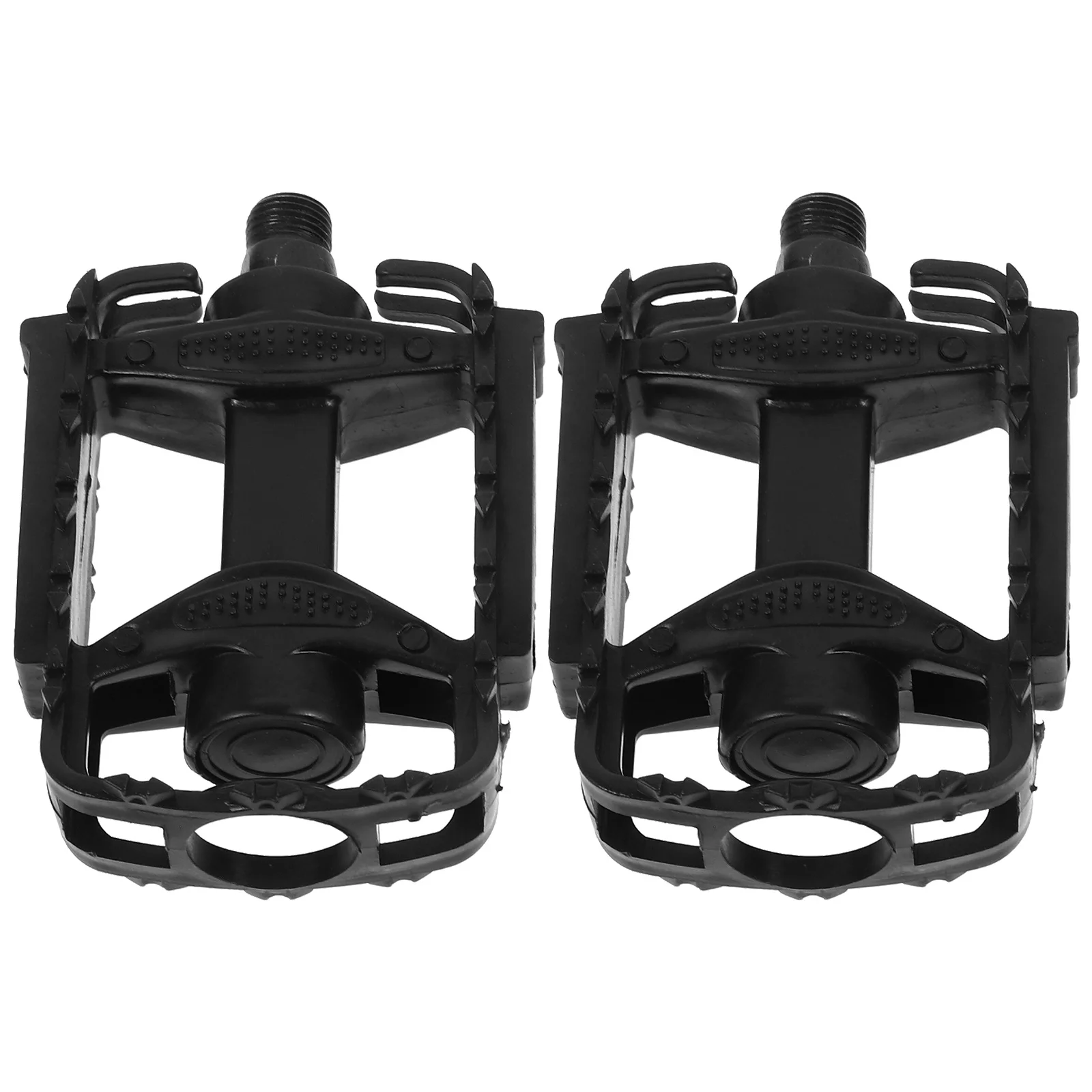 زوج واحد من دواسات دراجة الأطفال السوداء من البلاستيك القوي غير القابل للانزلاق، ملحقات دراجة مريحة وقابلة للاستبدال لركوب الدراجات على الطرق الجبلية #6