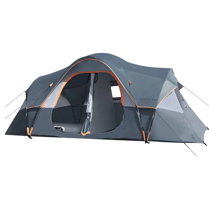 

Double Layers 2 Rooms Instant Hiking Camping Outdoor Waterproof Family Tent