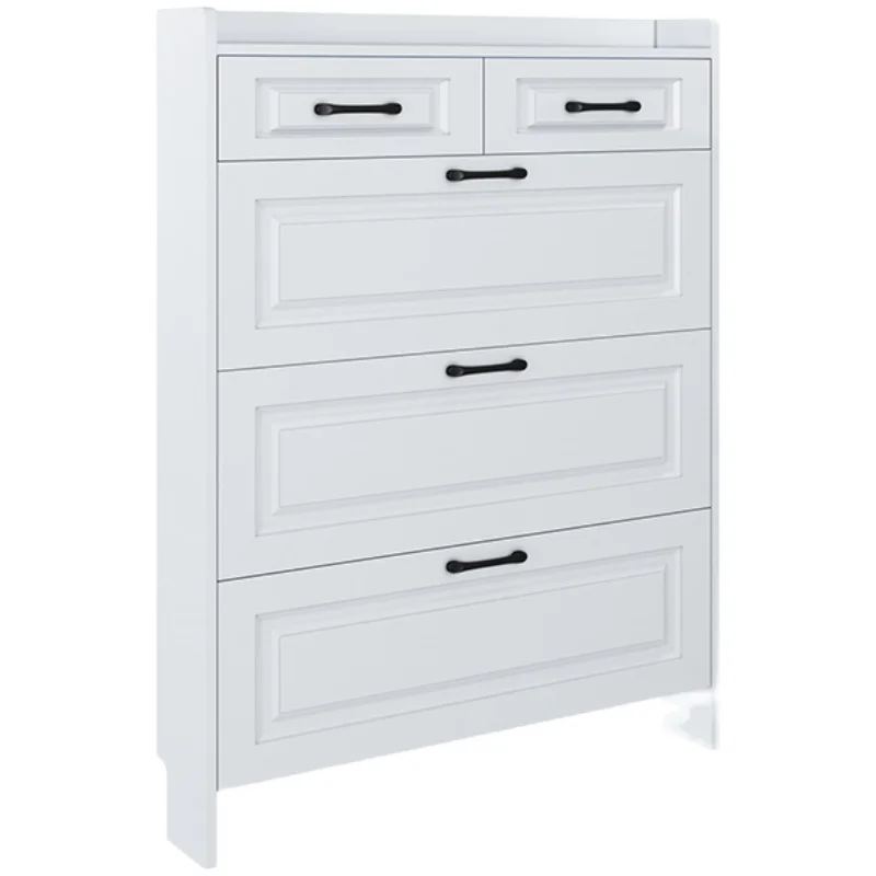 

Ультратонкая простая полка для обуви, ящик большой емкости 17 см, компактное хранилище, простой дизайн домашнего коридора