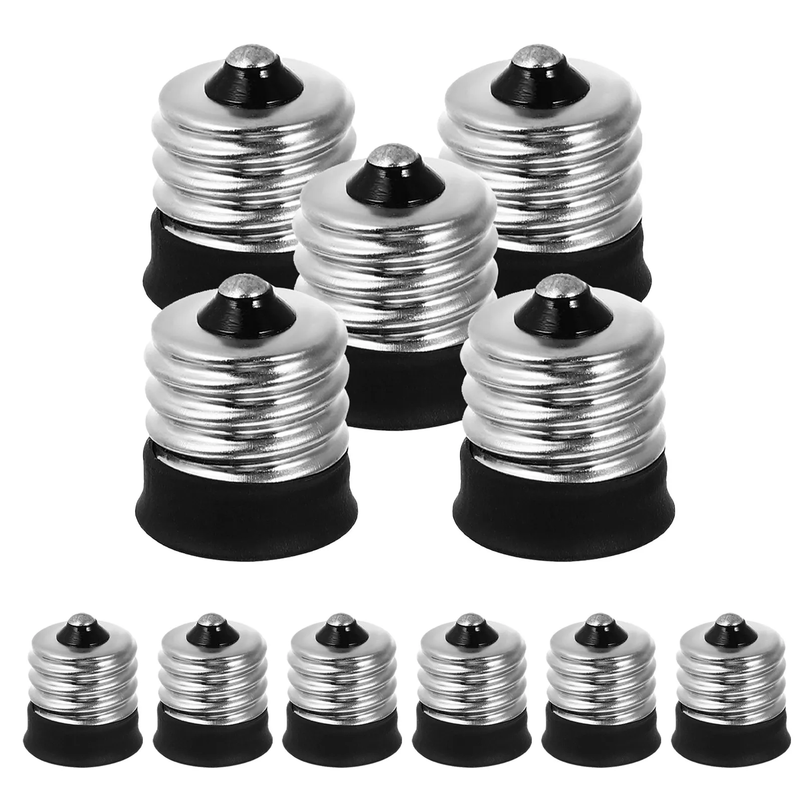 E17 to E14 Lamp Socket Adapter 15 Pack Heat Resistant Bulb Converter for Home Fan Light Fixtures