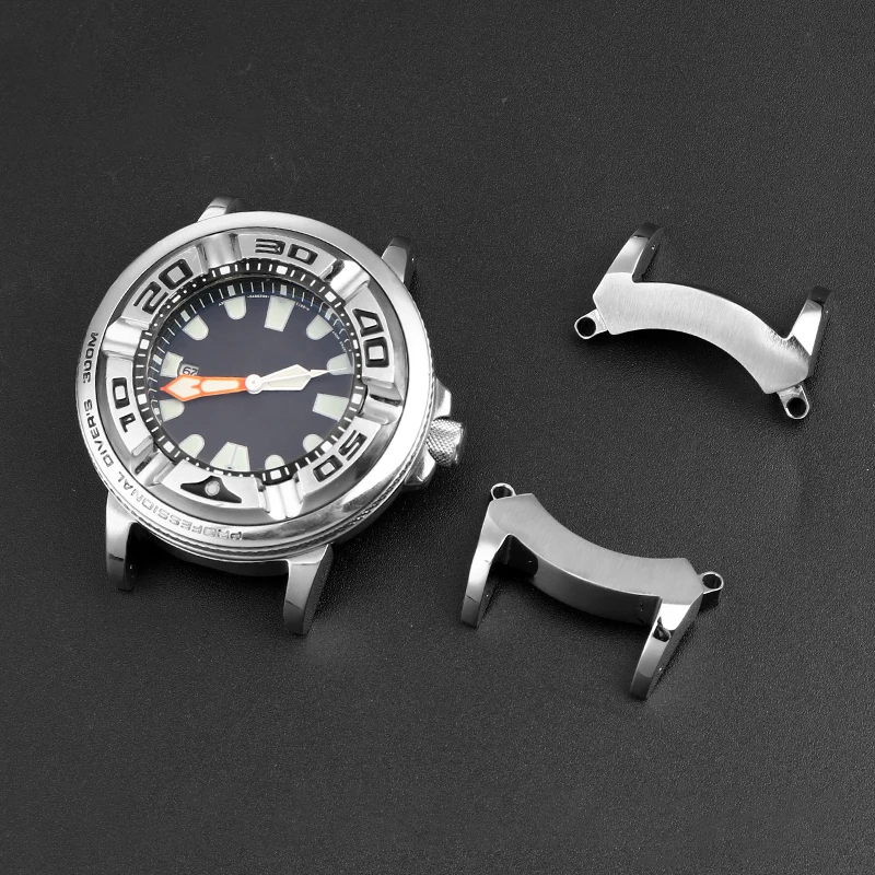 For Citizen BJ8050 BJ8050-08E Stainless Steel Lug Connection  Head  Modified Watchband Small/Little Monster Bracelet Watch Strap