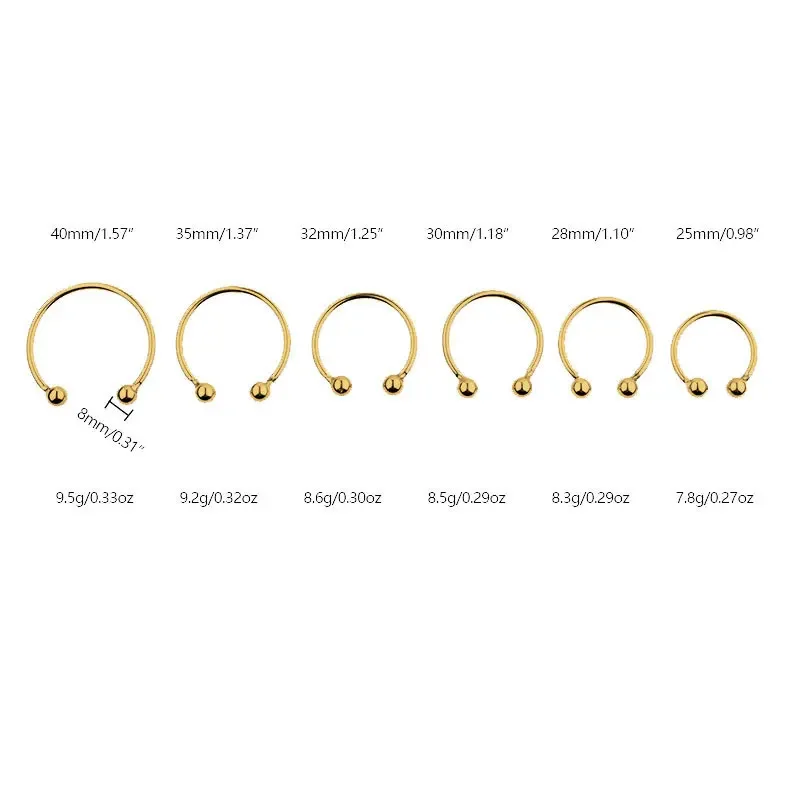 Dual Ball Gold Color Stainless Steel Cock Head Glans Penis Ring Sex Increase Orgasm Sex Toy Products Delay Ejaculation Lock Ring