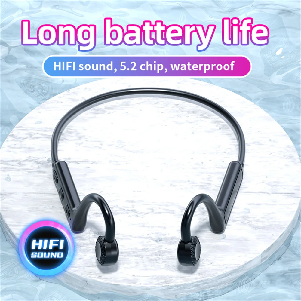 Ks19 Tws Wireless Bluetooth-compatible Headphones Neckband Sports Headset Hearing Aid Earphones Handsfree With Mic