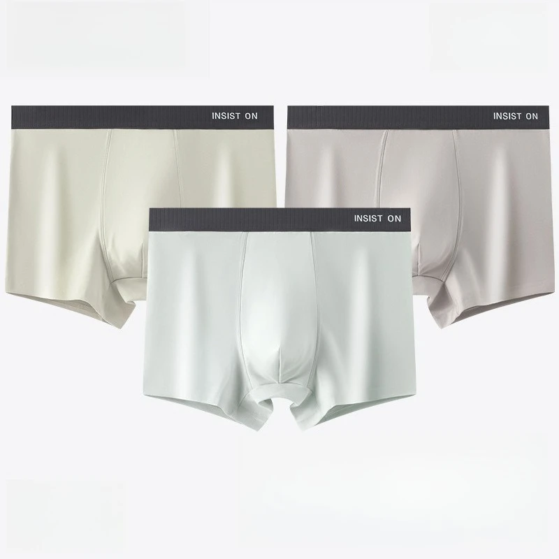 

Хлопковое мужское нижнее белье 10А, антибактериальные трусики, бесшовные дышащие боксеры, однотонные трусы со средней талией, сексуальные трусы Hombre для мальчиков