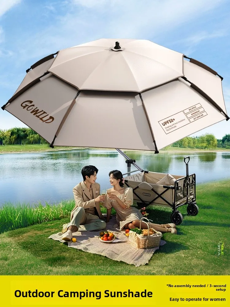 

Fiing Source 2025 New Portable Rapid Opening Tent Portable Outdoor Cam Sunade Fiing Umbrella Lightweight Picnic Canopy