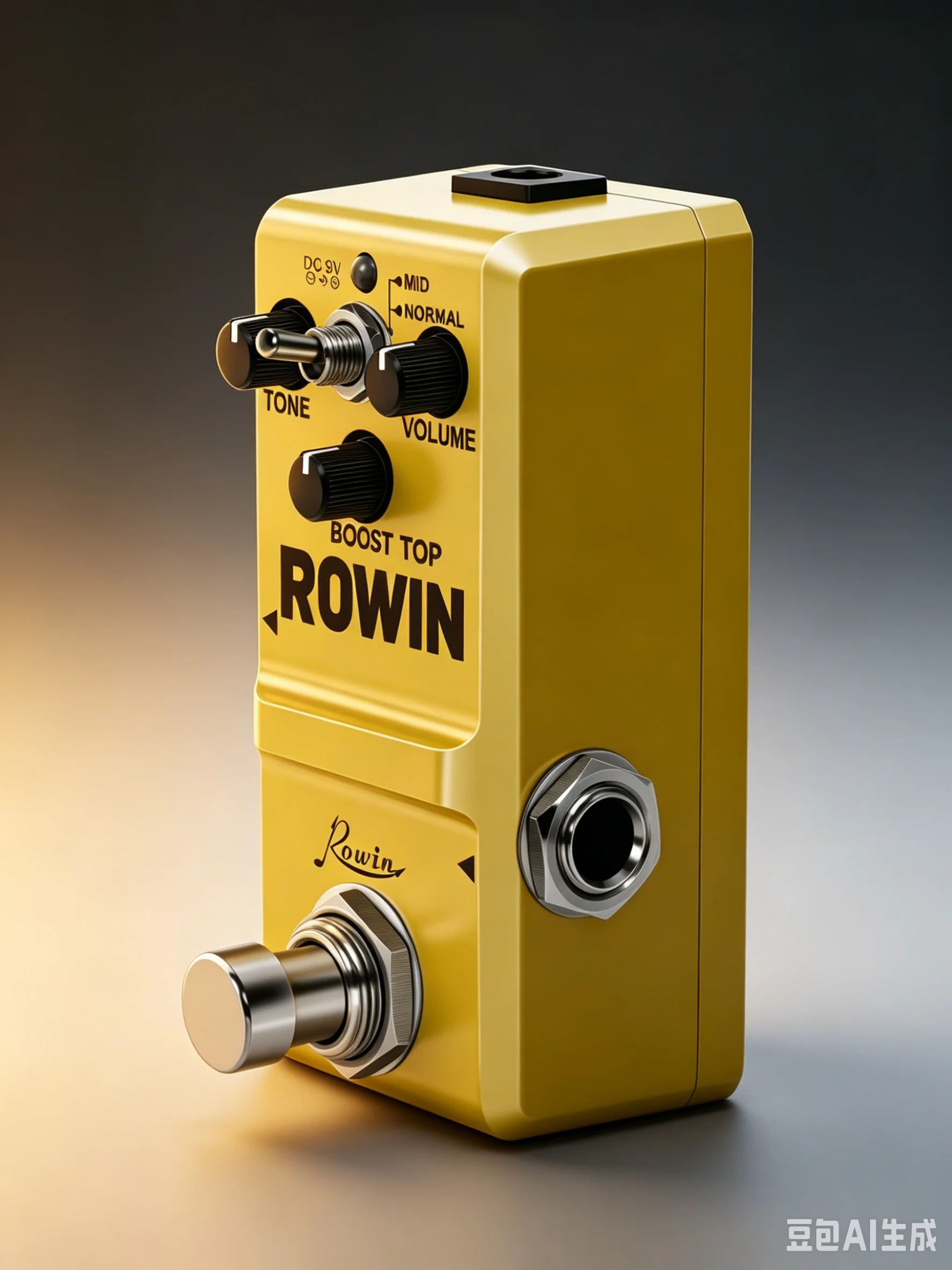 ROWIN LN-318 TOP Mini Clean Boost Pedal 2 Tone Modes True Bypass Guitar Effect