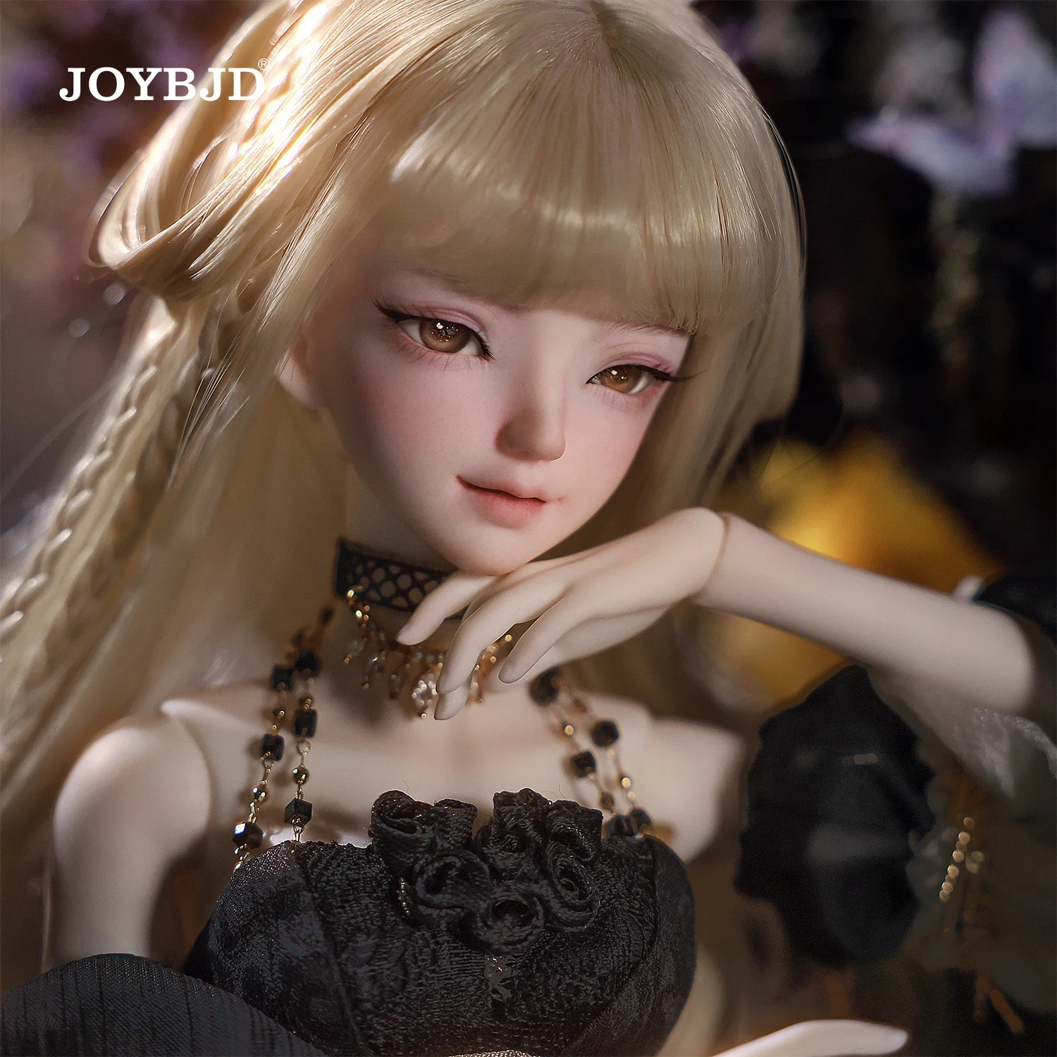 Faye Bjd Dolls 1/4 Bjd Muxi Body Oval Face Misty Angel in The Sunset Glow Fairy of Angel Fullset B Joybjd