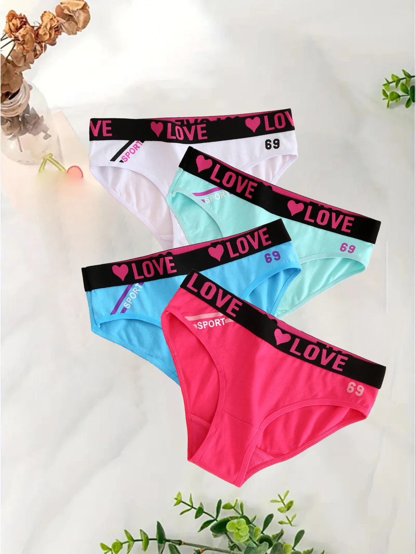 6 pièces/ensemble culottes femmes Sexy sous-vêtements respirants Lingerie confortable coton rayé slips mode confortable caleçon vente