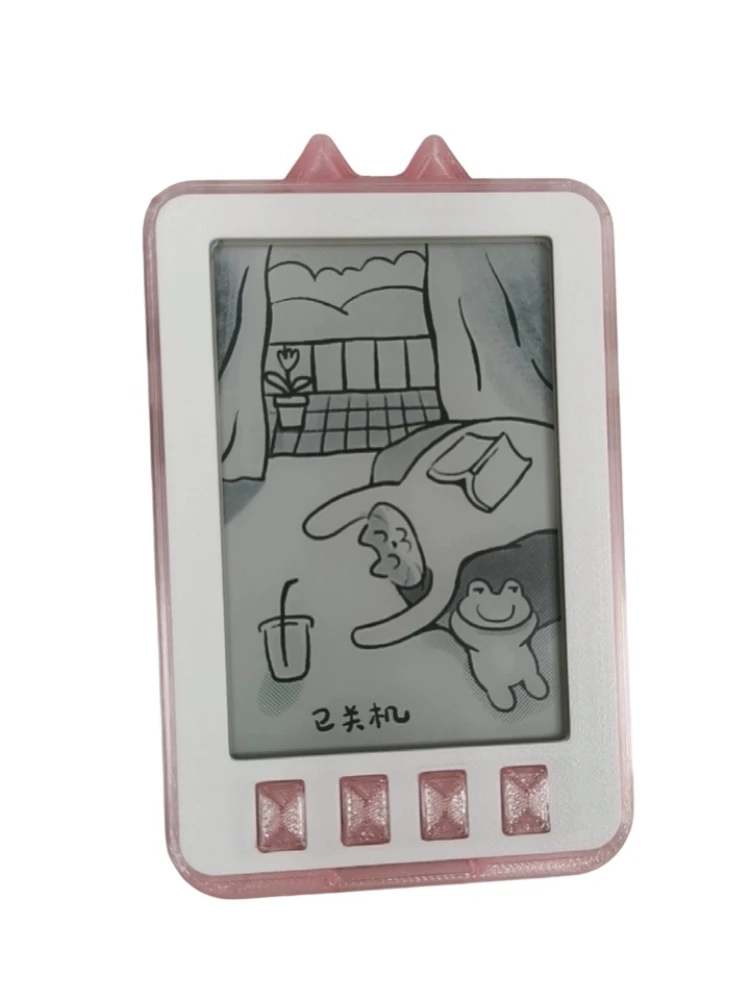 Mdc Design XTEINK X3 Protective Case Cute CatEar Snap on Installation Design Pink/yellow/black/green Shell for E-ink Book Reader