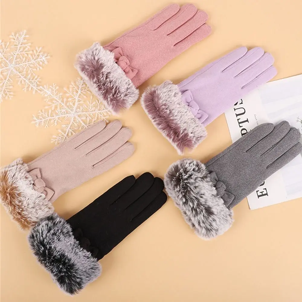 

Модные утолщенные теплые перчатки, тонкие бархатные перчатки с сенсорным экраном, велосипедные перчатки для вождения, ветрозащитные морозостойкие варежки на осень-зиму