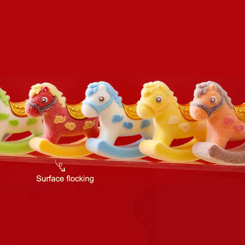 زينة سطح المكتب على شكل حصان هزاز إبداعي للعام الجديد لعام 2026، حصان زودياك، هدية رأس السنة، هدية أصدقاء التميمة للعام الجديد #3