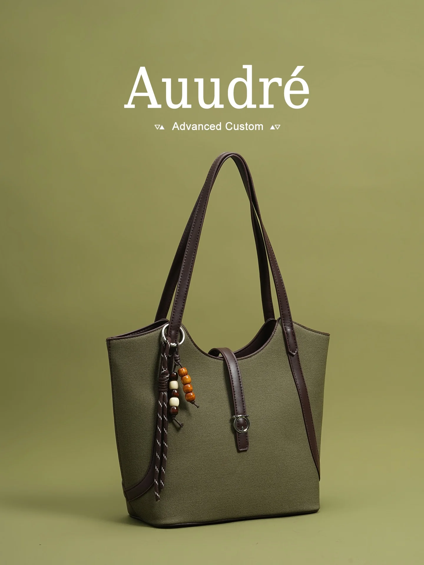 

Женская сумка Auudre High Quali Vintage на одно плечо, новая коллекция осень-зима 2026, для повседневного использования, мягкая, в форме ведра