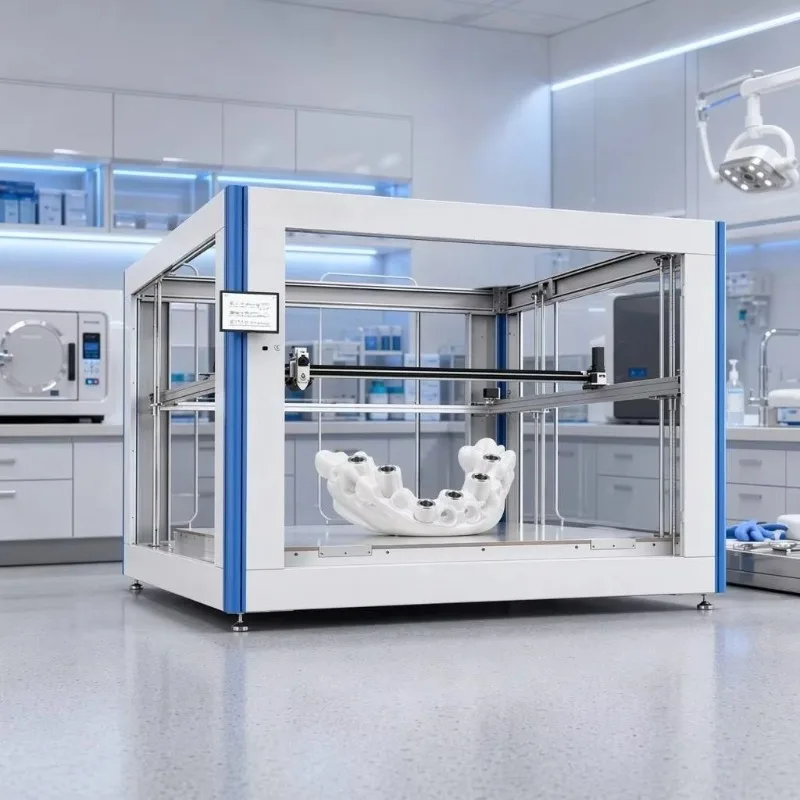 Fully Enclosed Dual Extruder 3D Printer Industrial Water Cooling System 60 Constant Temp Printing Equipment