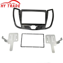 Double 2 Din Radio Frame for FORD C-Max 2010+ Kuga 2013+ Escape 2012+ Stereo GPS DVD Player Install Surround Panel Audio Fascia